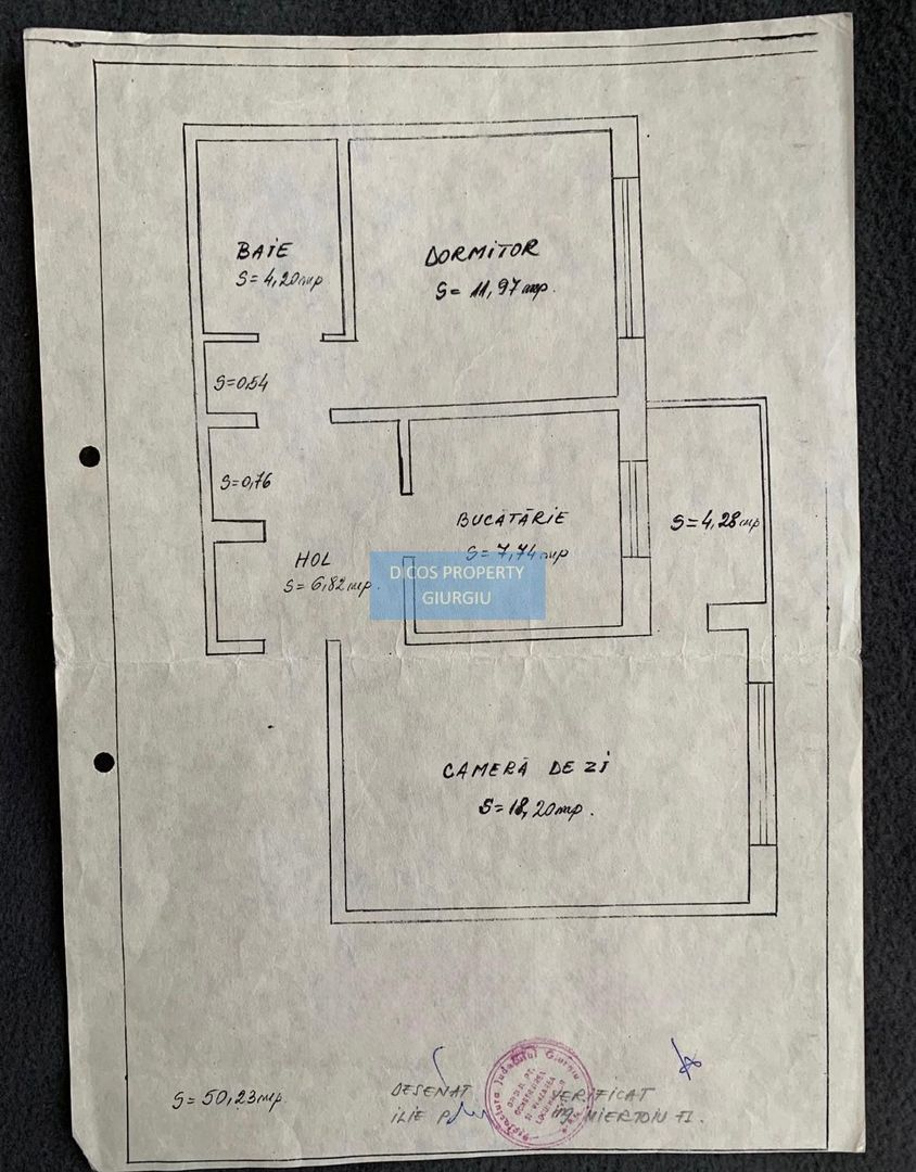 Apartament 2 camere cu garaj inclus – Str. Argedava, etaj 3 - Schiță 8