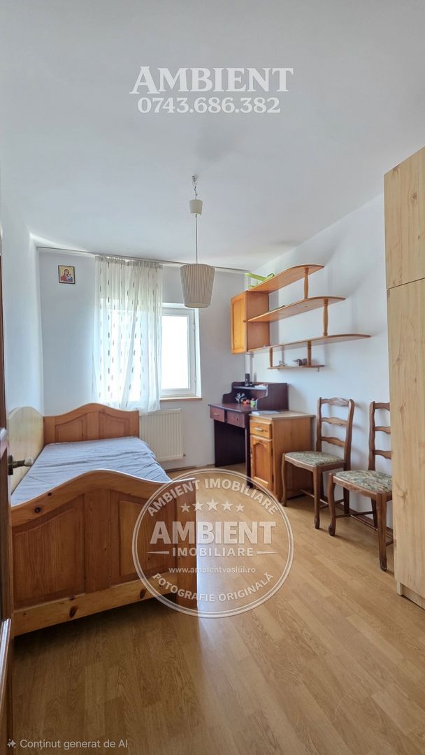 Apartament cu 3 camere, mobilat și utilat, VASLUI - zona CENTRU; - Poză 7