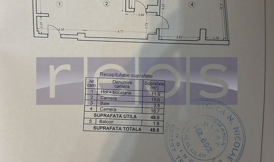 VANZARE APARTAMENT 2 CAMERE | 50 MP | ETAJ 2/5 | 2016 | SEBASTIAN - Poză 15