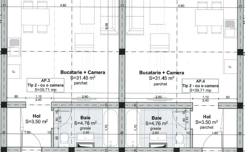 Apartamente noi | 1 și 2 camere | Parcare inclusă | Finisaje moderne - Poză 6