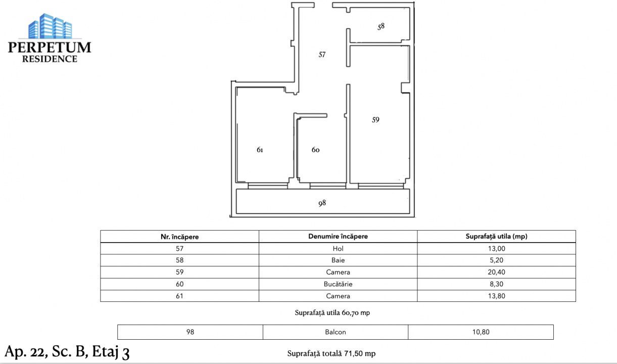 Tomis Nord -Vanzare apartament decomandat cu 2 camere,  bloc nou. - Poză 3