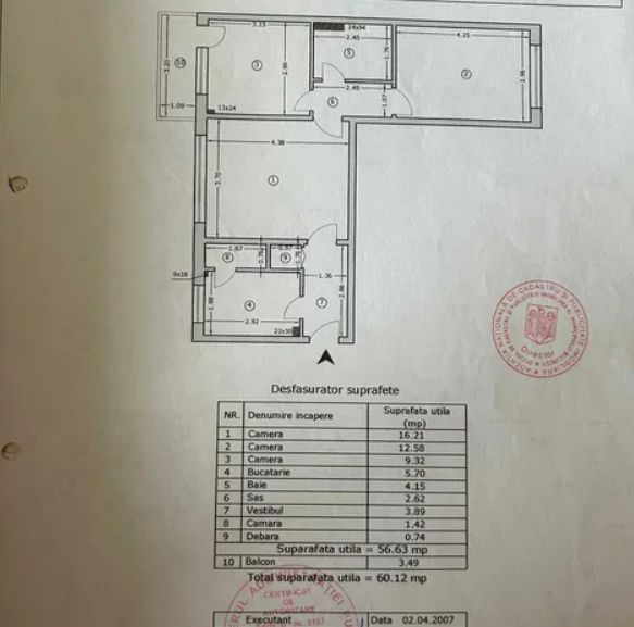 APARTAMENT 3 CAMERE 1 MAI METROU - Poză 1