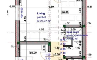 Casa semifinisata, 4 camere, 3 bai, 339 mp teren, zona Valea Popii - Schiță 4