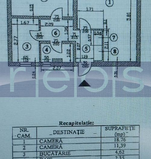 DE VANZARE 2 CAMERE ULTRACENTRAL | STIRBEI VODA | DECOMANDAT | - Poză 7