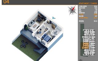 in finaliz-Ap 2 cam+curte 50 mp, incalzire in pardoseala_Titan-Pallady - Poză 1