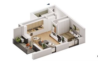 Apartament cu 2 camere de închiriat 62 mp, Univ. Medicina UVVG, Arad - Poză 5