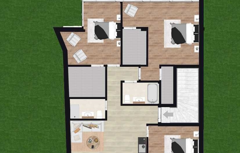 Dezvoltator, 4 camere, 106 mp utili, bloc boutique 7 apt Parc Circului - Poză 1