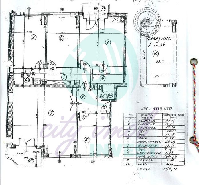 Apartament 4 camere cu garaj - Poză 4