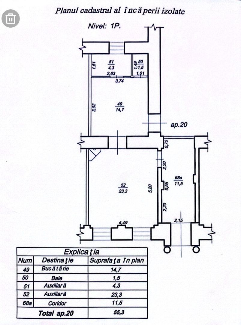 Chirie, spațiu comercial, 55 mp, str. București, Centru - Poză 6