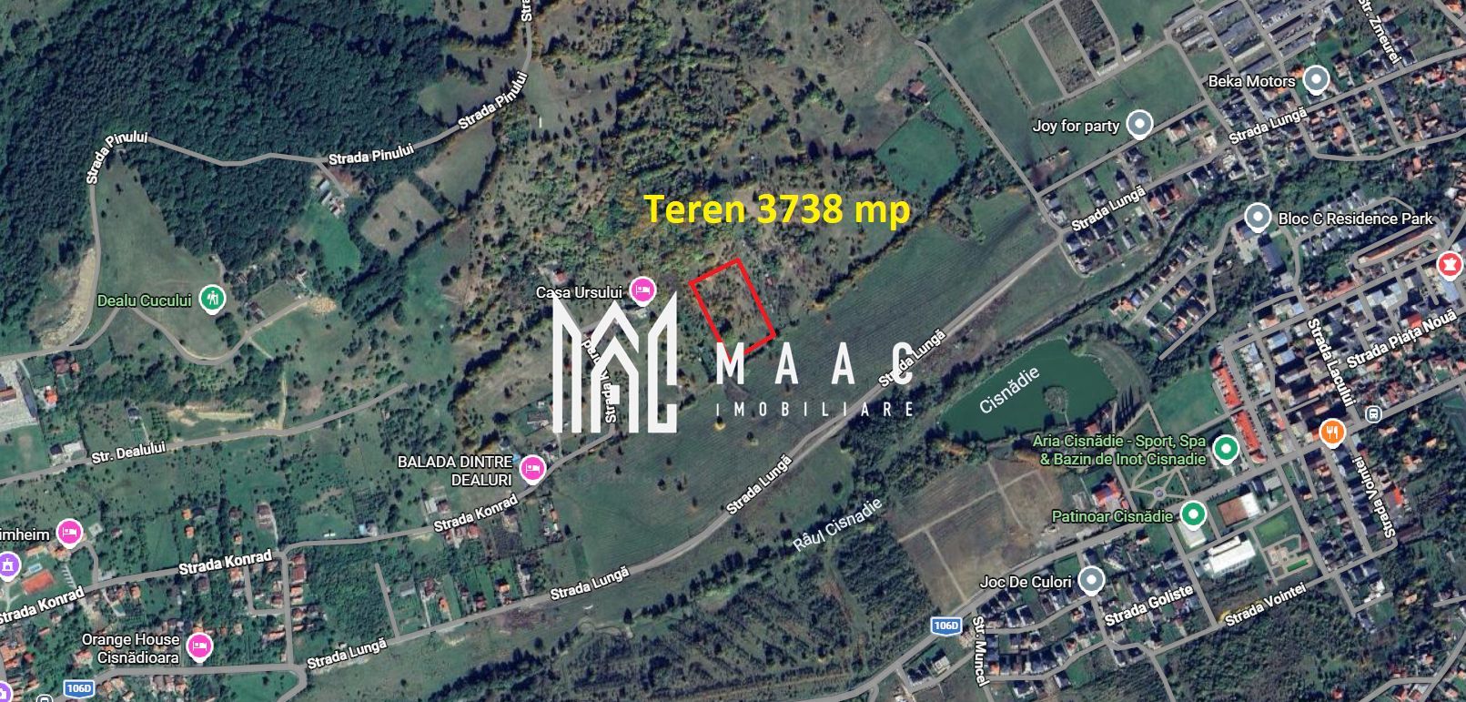 Teren intravilan 3738 mp Puz Cisnadioara - Poză 1