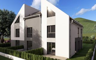 Vilă Triplex 4 Cam Arhitectură Modernă- Grădină Individuală -Panouri solare - Poză 2
