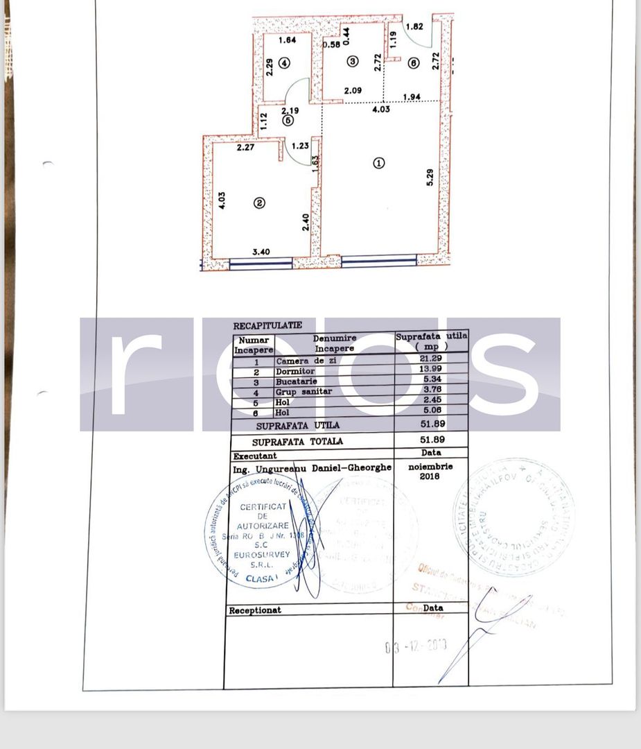 VANZARE 2 CAMERE | 4CITY NORTH | 52 MP - Schiță 14