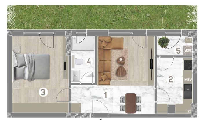 Apartament 2 camere la vanzare - Poză 1