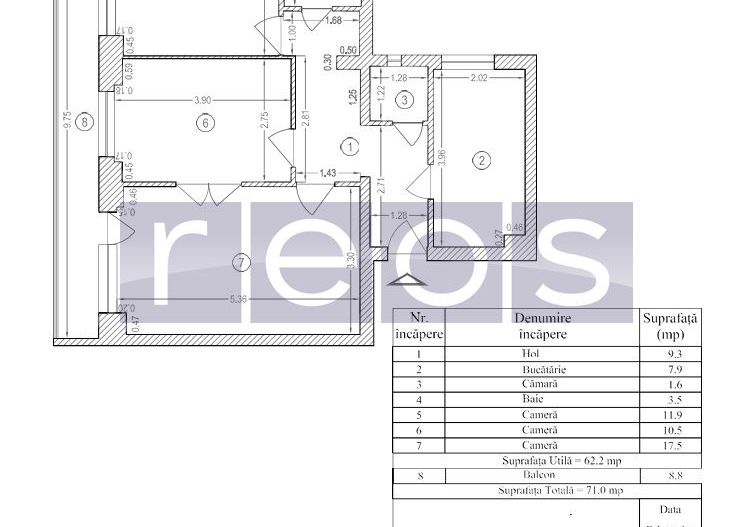 VANZARE 3 CAMERE I DECOMANDAT I METROU I RAUL DOAMNEI - DRUMUL TABEREI - Poză 12