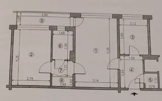 2 camere decomandat | Etaj 2/9 | Metrou Favorit - Poză 13