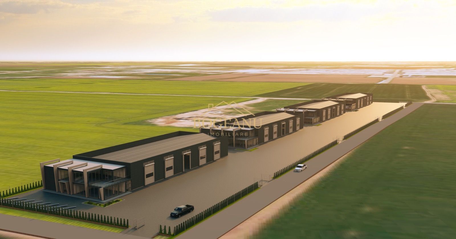 BG140-TEREN INTRAVILAN 17.700 MP-DUBLU FRONT-PROIECT PARC INDUSTRIAL - Poză 5