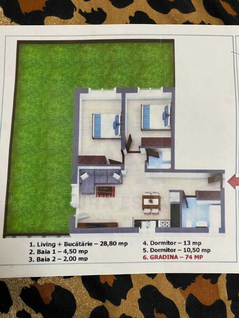 Apartament 3 camere 58,80 mp + curte proprie de vânzare – Șelimbăr - Poză 7