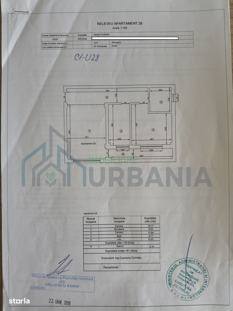 Apartament 2 camere Iasi CUG cu loc de parcare - Poză 11