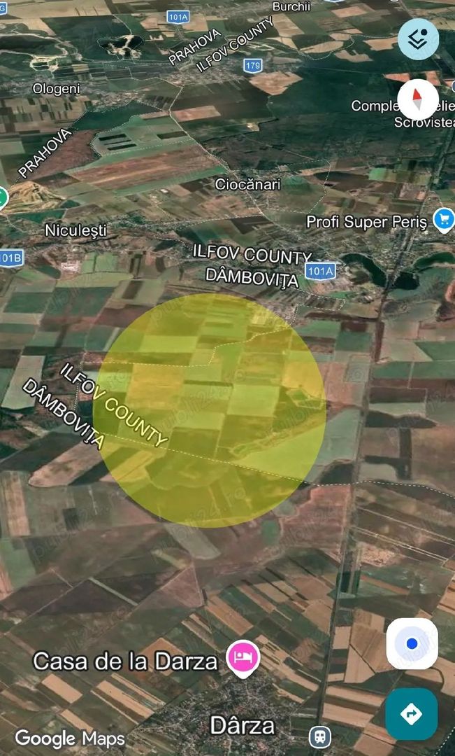 Periș, județ Ilfov, teren 25 hectare - Poză 1