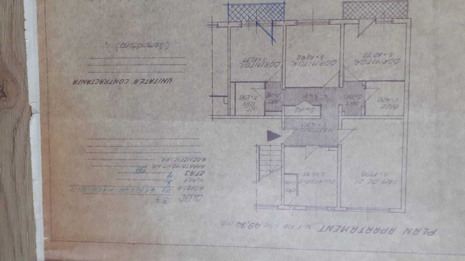 Vand Apartament 4 camere decomandate,an 1979 etajul4/4 sect.4 Buc. - Poză 1