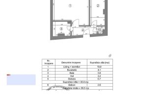 Apartament 1 camera, 39mp, decomandat et.1 // Pacurari - Rond Canta - Poză 8
