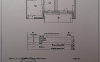 Apartament 2 camere, prima inchiriere, zona Grand Arena, Sector 4 - Schiță 13