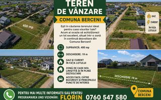 Teren de vânzare în Comuna Berceni - Poză 1