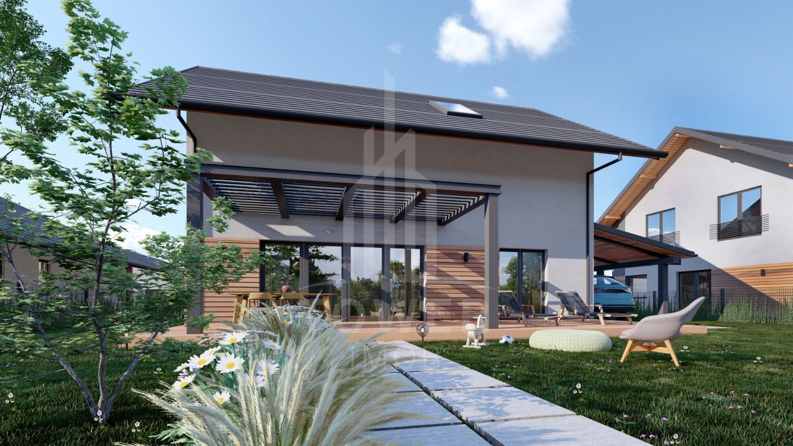 Casă individuală INDEPENDENTĂ ENERGETIC - CARTIER NOU , COMISION 0% - Poză 4