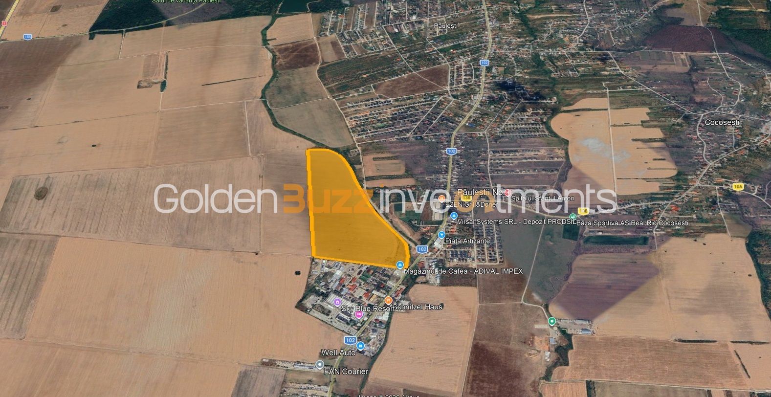 Teren intravilan 27 ha – Păulești | Pretabil Dezvoltare Rezidentiala - Poză 4