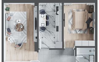 De vanzare APARTAMENTE NOI – la pret de dezvoltator, Nufarul, Oradea - Poză 14