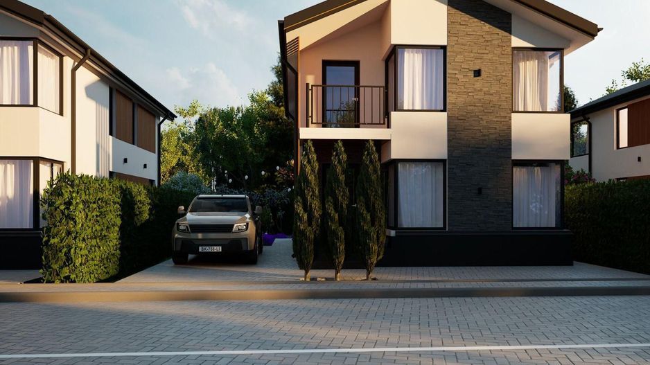 Casa individuala constructie noua la cheie in Ghimbav pret 250000euro - Poză 1