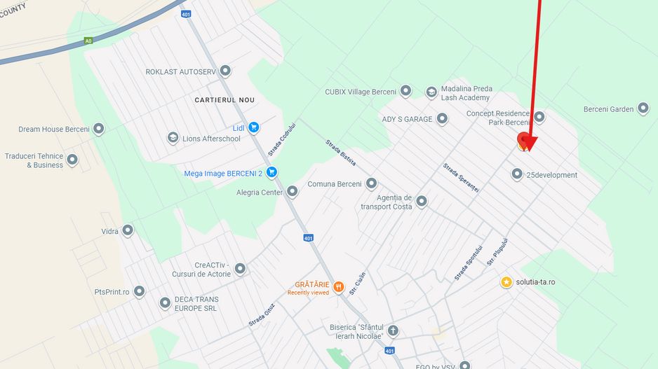 Teren 456mp de vanzare in Berceni / Strada Zanelor - Poză 3