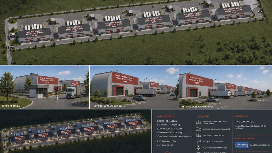 Teren industrial 16.434 mp, construire hale Uzina 2, Brașov - Poză 5