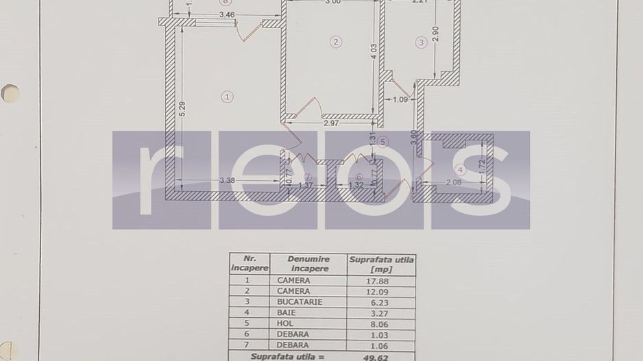 VANZARE APARTAMENT 2 CAMERE 54MP MUNCII MIHAI BRAVU DECEBAL DECOMANDAT - Poză 12