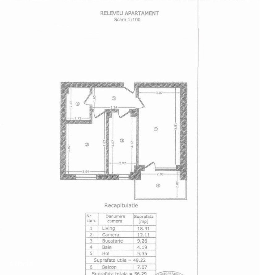 Apartament 2 Camere Drumul Dealu Cucului - Poză 12