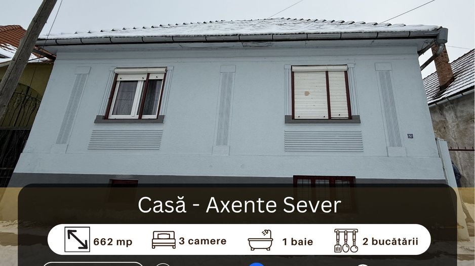 Casa de 3 camere,  Axente Sever - Poză 1