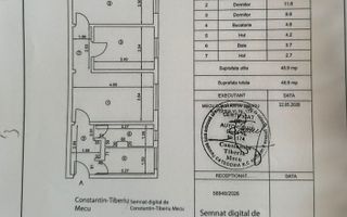 Apartament 3 camere | Zona Hermes | Geam la baie| Decomandat | - Poză 7