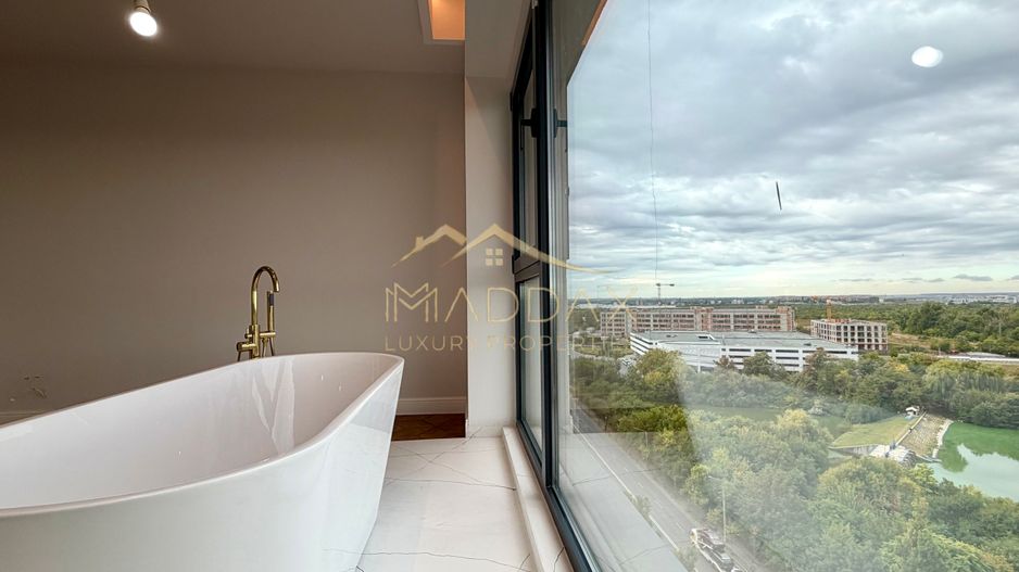 Penthouse cu 4 camere // terasă 70 mp / 200 mp / 3 parking / Straulesti - Poză 6