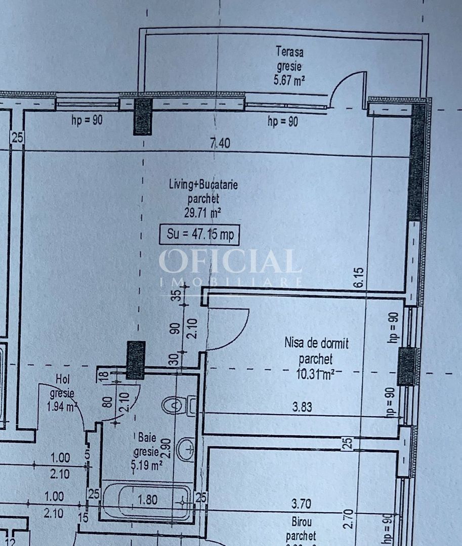 Apartament 2 camere | Finisat | 47 Mp | Parcare | Zona VIVO Decathlon - Poză 2