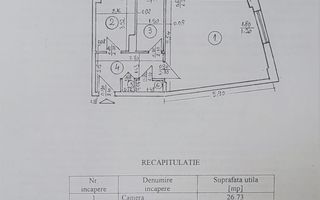 Garsoniera - 47MP | Decomandat | Credit | 1987 | M Lujerului la 10 min - Schiță 9