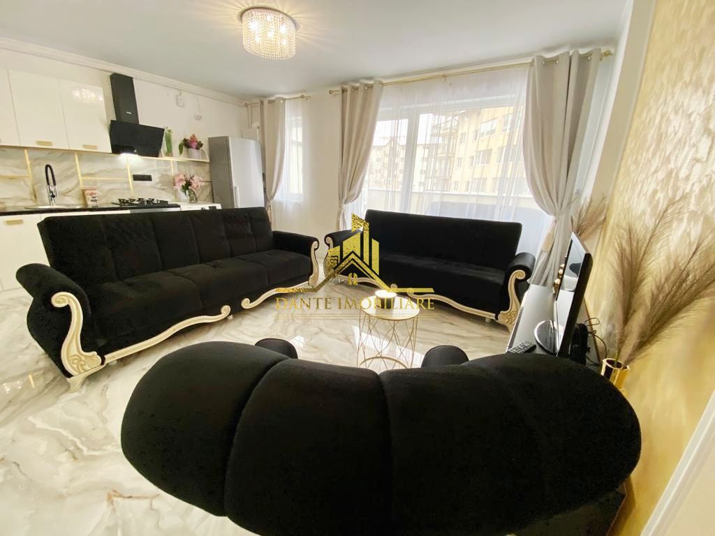 2 camere, mobilat lux, bloc nou, terasa, Floresti, Florilor - Poză 1