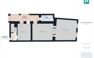 Casă 2 camere + anexe, teren 234 mp. - Poză 10