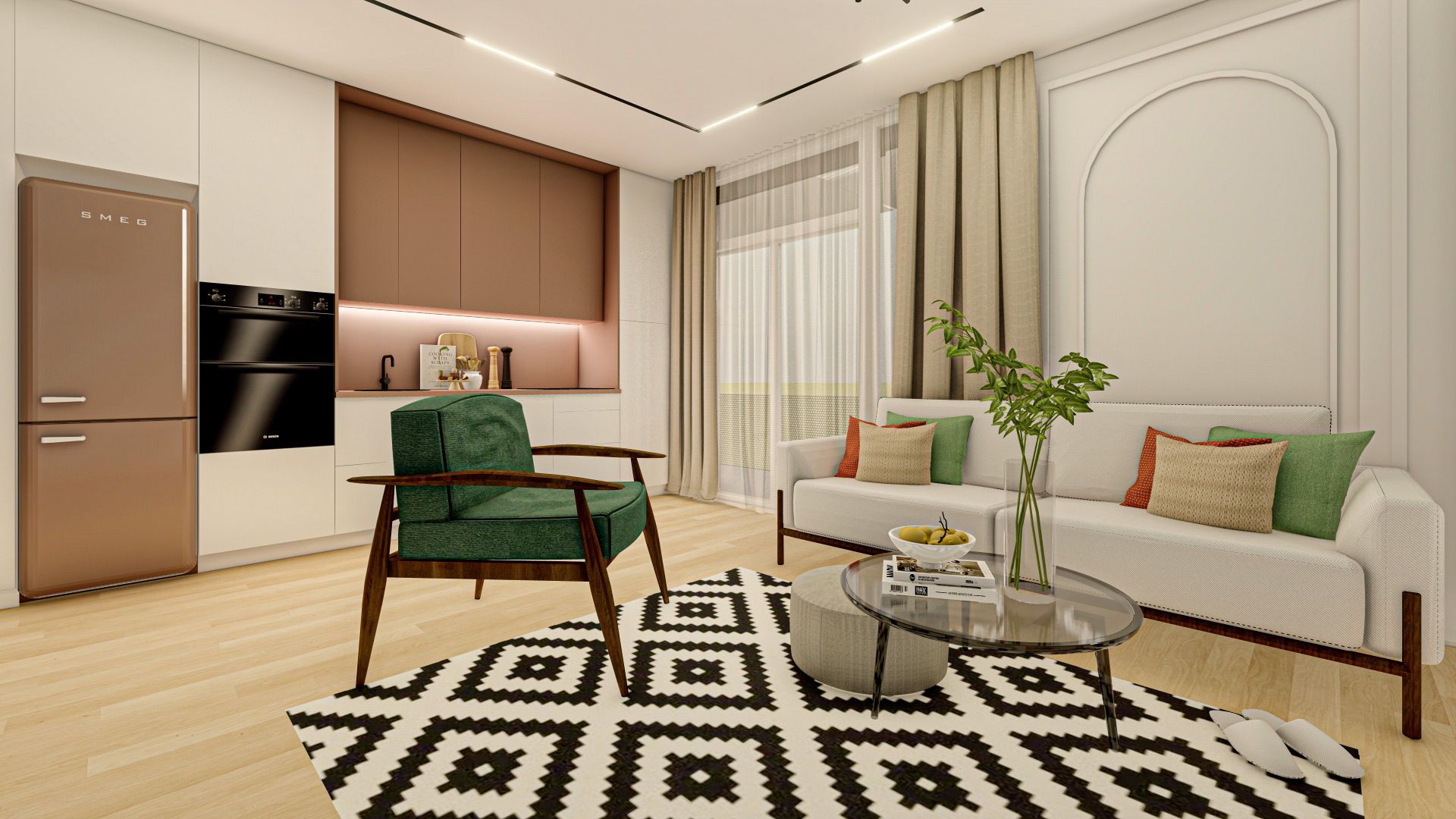 Penthouse 3 camere ARED - 104mp - Poză 1