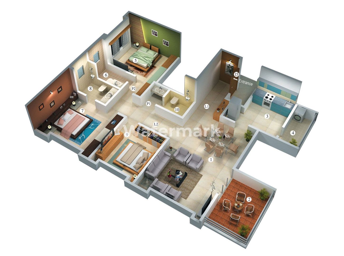 Apartament cu 3 camere în zona Dristor - Poză 49