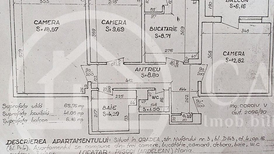 Apartament cu 3 camere de vanzare in zona Nufarul, Oradea - Poză 5