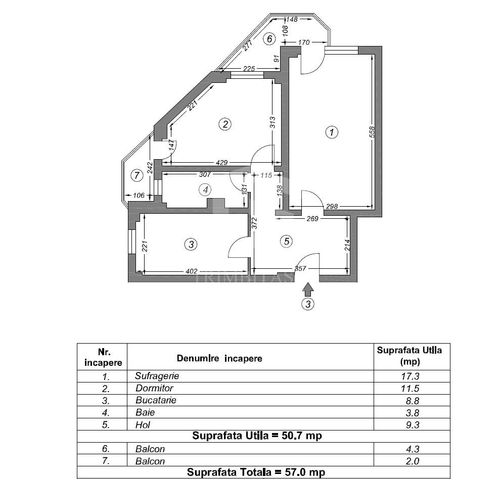 Inel I | Apartament 2 camere, preț avantajos! - Poză 1