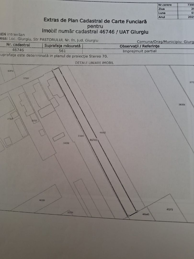 Teren intravilan 1.161 mp de vânzare – Strada Păstorului, Giurgiu - Schiță 3