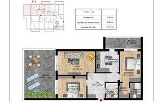 Apartament 3 camere cu Terasa Theodor Pallady Sector 3 - Poză 1