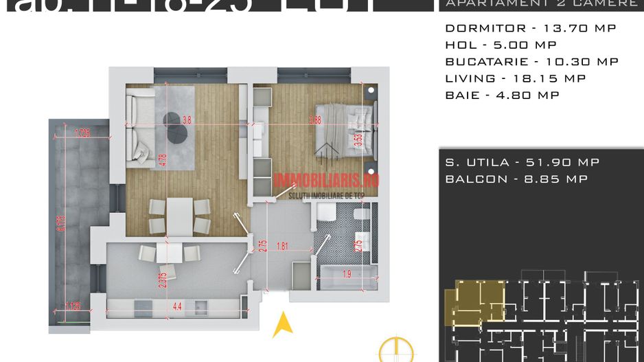 Pallady-IKEA-Metrou - Parcare Gratuit - Dezvoltator - Schiță 2