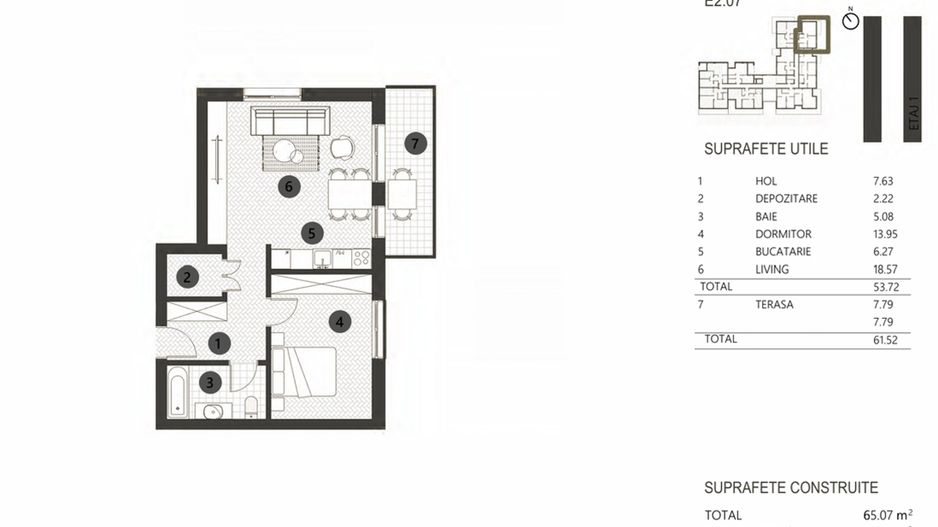 APARTAMENT 2 CAMERE | PROIECT BOUTIQUE | BARBU VACARESCU - Poză 8